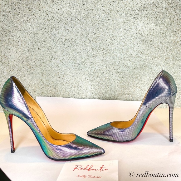 ♥️ Sold LOUBOUTIN Tissu Scarabe So Kate 120 pump - Picture 2 of 8